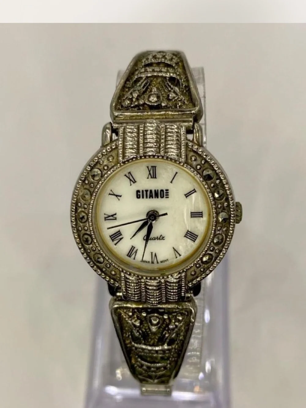Gitano ^^^ Women's ***  Vintage “ Filigree  Quartz Watch - Iced silverwear ^^^